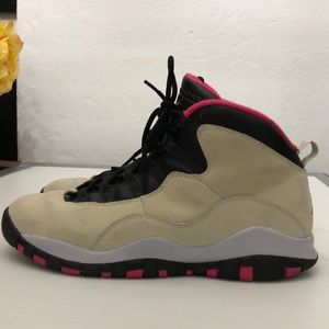 NIKE AIR JORDAN 10 RETRO BASKETBALL SNEAKERS BOYS- GIRLS SIZE 7Y